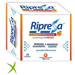 Ripresa Integratore Alimentare Magnesio e Potassio 30 Bustine