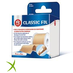 Pic Classic Fix Cerotto in Rocchetto Tela 1,25cmx500 cm con Fustella