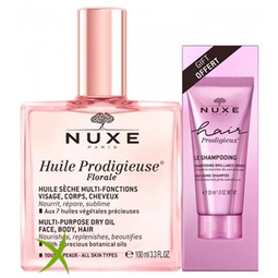 Nuxe Huile Prodigieuse Florale 100 ml + Hair Prodigieux Shampoo 30 ml