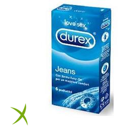 Durex Profilattico Settebello Jeans 6 Pezzi