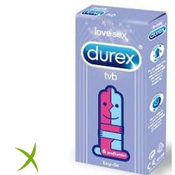 Durex Condom TVB Profilattico 6 Pezzi
