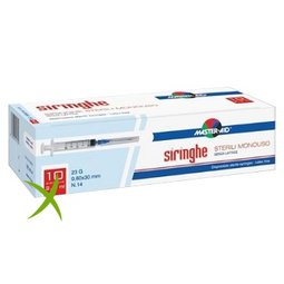 Master-Sid Siringa per VeniPuntura 10 ml Gauge 21 10 Pezzi