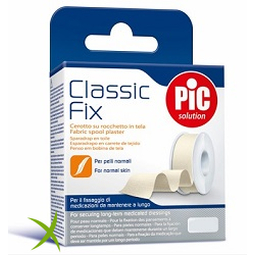 Pic Classic Fix Cerotto in Rocchetto Tela Bianco 2,5x500 cm Fustella