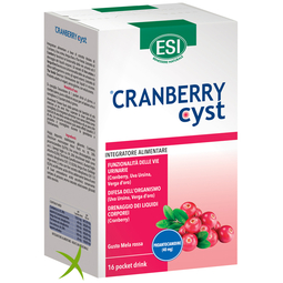 Esi Cranberry Cyst Pocket Drink 16 Bustine