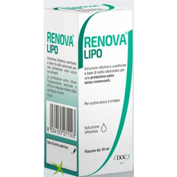 Renova Collirio Sostituto Lacrimale con Acido Ialuronico 0,4% 10 ml Senza Conservanti