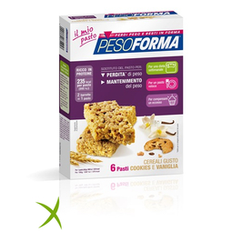Pesoforma Barrette Cereali Cookies Vaniglia 372g