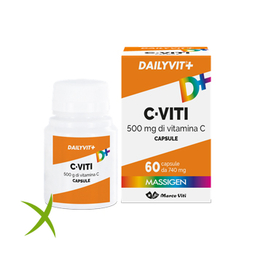 Dailyvit+ C Viti 500mg di Vitamina C 60 Capsule