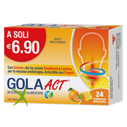 F&F Gola Act Miele Arancia 24 Compresse Orosolubili