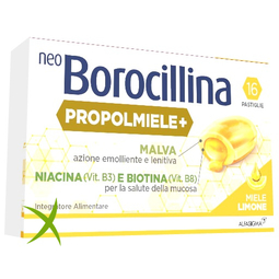Neoborocillina Propolmiele+ Miele/Limone 16 Pastiglie