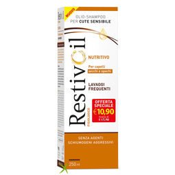 Restivoil Shampoo Nutritivo Capelli Secchi e Opachi Lavaggi Frequenti  250 ml