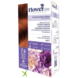 Flowertint Colorazione in Crema Permanente 7,4 Biondo Medio Dorato