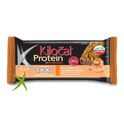 Kilocal Protein Barretta Cioccolato Latte Caramello Salato 25g
