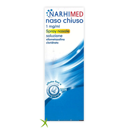 Narhimed Naso Chiuso 1 mg/ml Spray Nasale Soluzione con Nebulizzazione Attivata Verticalmente 10 ml