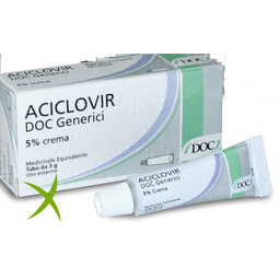 Aciclovir Doc  5% Crema 3g 