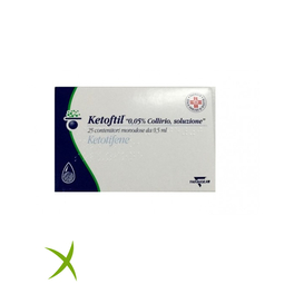 Ketoftil  0,05% Collirio 25 Contenitori Monodose da 0,5 ml 