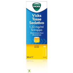 Vicks Tosse Sedativo 1,33 mg/ml Sciroppo Flacone 180 ml 