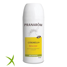 Pranarom Aromapic Bio Roll-On Plus Latte Corpo Antizanzare Citron 75 ml