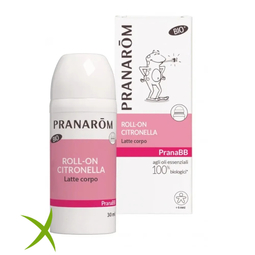 Pranarom Bebe Latte Corpo Bebe' Roll-On Anti Zanzare Bio 30 ml