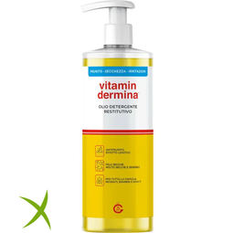 Vitamindermina Olio Detergente Viso/Corpo 500 ml