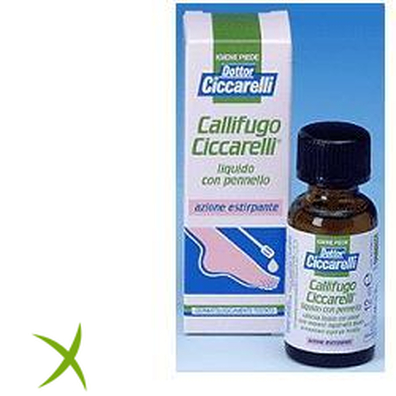 Ciccarelli Callifugo Liquido con Pennello per Rimozione Callli 12 ml