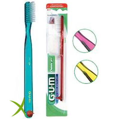 Gum Classic 411 Spazzolino Morbido Regular
