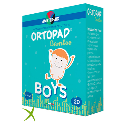 Master-Aid Cerotto Oculare per Ortottica Ortopad Boys 5x6,7 cm 20 Pezzi