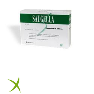Saugella Lavanda Vaginale Attiva 140 ml 4 Pezzi