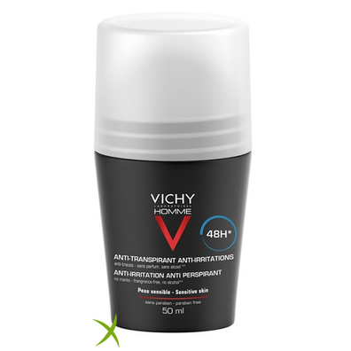 Vichy Homme Deo Roll-On Pelle Sensibile 50 ml