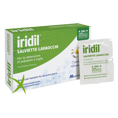 Iridil Lavaocchi 14 Salviette Monouso