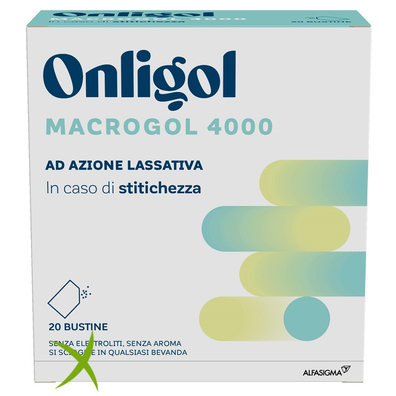 Onligol Macrogol 4000 20 Bustine 10g Senza Zucchero