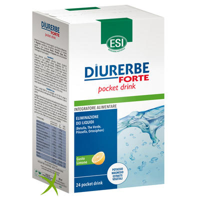 Esi Diurerbe Forte Pocket drink Limone 24 x 20 ml