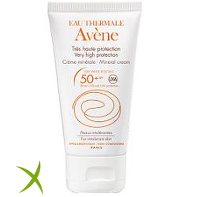 Avene Eau thermale Crema Schermo Minerale 50+ 50 ml