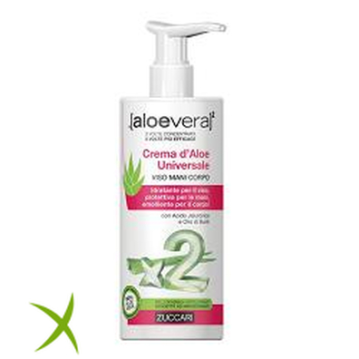 Aloevera2 Crema Aloe Universale Viso Mani e Corpo 300 ml