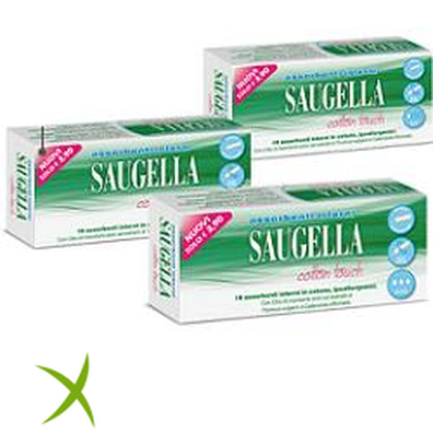 Saugella Assorbenti Cotton Touch Interni Normali 16 Pezzi