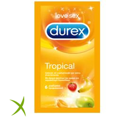 Durex Profilattico Tropical Easy On 6 Pezzi