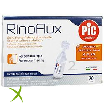 Pic Rinoflux Soluzione Fisiologica 20 Fiale 2 ml