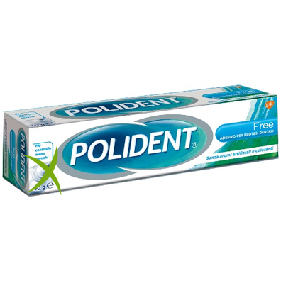 Polident Free Adesivo per Protesi Dentaria 40 g