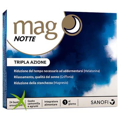 Mag Notte 24 Bustine Orosolubili