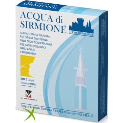Acqua Sirmione Minerale Naturale 6 Fiale 15 ml