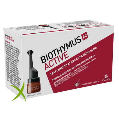 Biothymus AC Active Trattamento Attivo Anticaduta Uomo 10 Fiale 3,5 ml