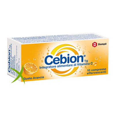Cebion Effervescenti Vitamina C Arancia 10 Compresse
