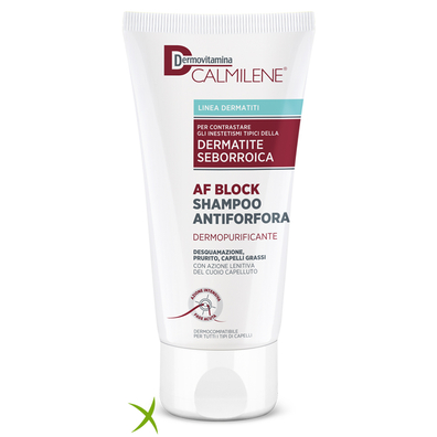Dermovitamina Calmilene AF Block Shampoo Antiforfora Dermopurificante Dermatite Seborroica 200 ml