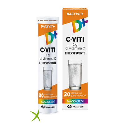 Massigen Dailyvit+ C Viti Vitamina C effervescente 20 Compresse