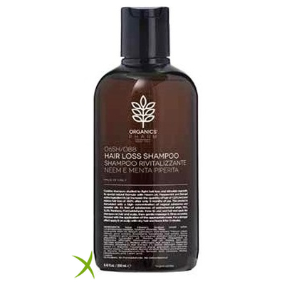 Organics Cosmetics Shampoo Rivitalizzante Anti-Caduta Con Neem Oil E Peppermint 250ml