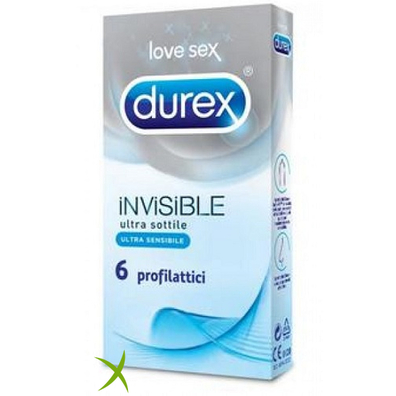 Durex Invisible Profilattico 6 Pezzi