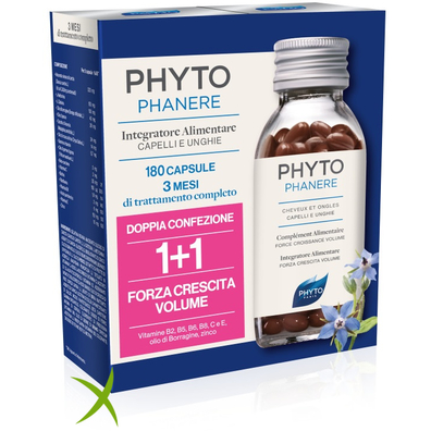 Phyto Phytophanere Integratore Alimentare Capelli/Unghie 90+90 Capsule