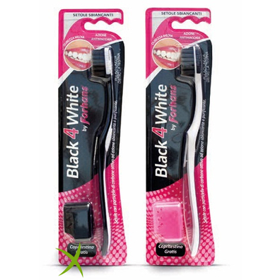 Forhans Spazzolino Antiplacca Black White Setole Carbone 1 Pezzo