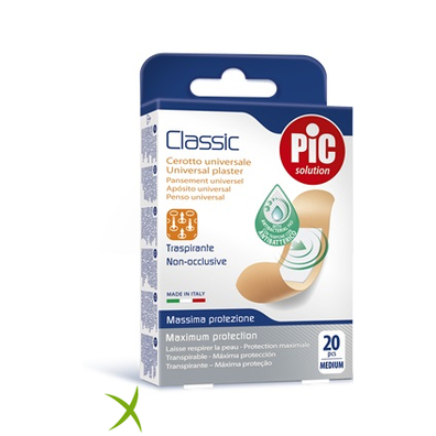 Pic Classic Cerotto 19x72 mm Antibatterico 20 Pezzi