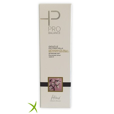 Hino Natural Skincare Pro Balance Gentle Nutra Milk Detergente Pelli Secche e Sensibili 200 ml