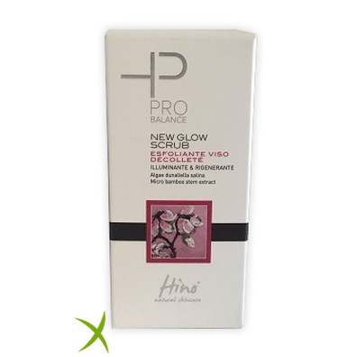 Hino Natural Skincare Pro Balance New Glow Scrub Esfoliante Viso Decollete 50 ml